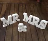 DIY украшение английские буквы деревянные MR MRS свадебные предметы Деревянные предметы мебели на английском языке Свадебный капитал WT041