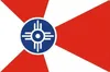 USA Kansas Wichita City Flag 3ft x 5ft Banner in poliestere Flying 150 * 90cm Bandiera personalizzata all'aperto