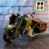 Tinplate motorcykelmodell, personlig pojke "leksak, klassiskt handgjorda konstverk, kreativ kid" födelsedagsfestgåva, samla, dekoration