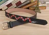 green color High Quality Designer Belts Fashion snake animal pattern buckle belt mens womens belt ceinture not with box as gi277y