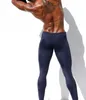 Pantaloni da compressione maschile integrale pantaloni a basso aumento dei cimpelli in poliestere elastici maschi pantaloni magri neri malvas hombre sudore p4713504