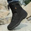 Military Tactical Combat Waterproof Boots Army Men Ankle Desert Boots Autumn Spring Travel Hiking Outdoor Climbing Shoes