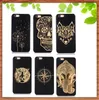 Hot Selling Solid Tood Phone Väska till iPhone 7 6 6s Plus Bamboo Hard Cover Cases Gravering Träskal för Apple iPhone 6Plus