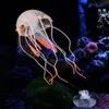 5.5 "Świecący efekt sztuczny Jellyfish Fish Cysterna Akwarium Decora Ornament Cool # R571