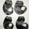 Småföretag Lovely Human Hair Brazilian Body Wave 8 tum 5pcs / lot buntar Deal Mr.Right