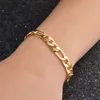 Fashion 18K Real Gold Plated Figaro Chains Necklace Bracelet For Men Necklaces Bracelets With 18K Stamp Men Jewelry8802936