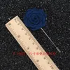 Boyute 10pcs 18 Cores Tecido vintage Flor Broche Handmade Moda Lapel Pin para Homens Casamento Jóias