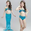 American and European children's mermaid bathing suit, the little mermaid's tail swimsuit, girl beach bikini bikini