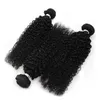 Ruw Indiaas Mongools Peruaans Braziliaans haar Kinky Krullend Weefsel 4 STUKS VEEL Onverwerkt Menselijk Haar Maleisische Haarbundels Kinky Curly9629249