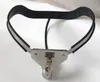 T字型の男性貞操装置調整可能ステンレス鋼カーブウェストベルト穴ケージカバーBDSMセックスおもちゃ