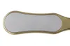 12 sztuk / partia Złotego Plik stóp dla Pedicure RSP Tarka Do Remover Stopy Luksusowe Ze Stali Nierdzewnej Manicure Narzędzia do paznokci Wysokiej jakości