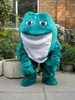 Hot Sale Cartoon Movie Character Real Pictures frog mascot costume Adult Size free shipping