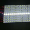 100ピースレッドグリーンピンクスーパーブライトハードリジッドバーライトDC12V 100センチ72 LED SMD 5630 5730 4500Kアルミ合金LEDストリップライトキャビネット