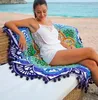 Ronde Mandala Strandlakens Gedrukt Tapestry Hippy Boho Tafelkleed Bohemian Strandlaken Serviette Covers Strand Sjaal Wrap Yoga245m