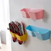 2017 Wall-Mounted Plastic Shoe Shelf Self Adhesive Living Room Bathroom Wall hanging Shoe Slipper Storage Rack Organizer