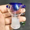 14mm ou 18mm fêmea articulação bacia de vidro de vidro para bongs tubulação de vidro Bubbler e cinzelcher de cinzas de vidro fumar plataformas petrolíferas