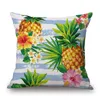 Nowa tropikalna poduszka okładka dżungla banana rzut poduszki na kanapie kanapa dekoracyjny ananas almofada ananas cojiny