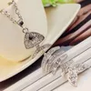 Crystal Rhinestone Fishbone Hanger Ketting Voor Vrouwen Dame Mode Trui Ketting Lange Ketting Goud Verzilverd Sieraden Groothandel Prijs