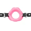 New Erotic Toys Slave bdsm Bondage Strap Lips O Ring Gag Fetish Silicone Open Mouth Gag Blowjob Adult Sex toys for Couples8414230