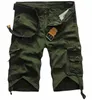 Verão 2017 Algodão Baggy Em Linha Reta Multi-Bolso bermuda masculina Camuflagem Camo Militar Do Exército Carga Shorts Homens Plus Size 29-38