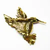 Pins, broscher Partihandel - Mode Hummingbird för kvinnor Koreansk stil Färgglada Rhinestone Brosch Pins Elegant Party Smycken Good Gift1