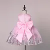 2017 novo vestido de lantejoulas para meninas de 7 a 24 meses, 1 ano, vestidos de aniversário para meninas, vestido de princesa em 3 cores, festa de aniversário