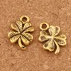 Glücksklee Charms Anhänger Schmuck DIY 200 teile/los Antik Silber/Gold/Bronze L318 15,3x10,2mm Erkenntnisse
