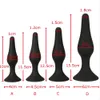 4 Typer Soft Silicone Anal Unisex Black Silicon Butt Plug Trainer Anal Sex Toy Vuxen Sex Produkt Erotisk Sexig G-Spot Onani