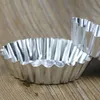 20 stks Ei Tart Aluminium Cupcake Cake Cookie Mold Pudding Mold Tin Bakken Tool E00145 Bard