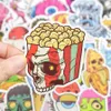 50PCS Horrible Stickers Poster Wall Blackboard Stickers for Guitars Laptop Skateboard Luggage Motor Bicycle DIY Terror Cool Sticker