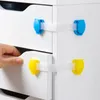 10 pclot baby safety bloccante cassetto del frigorifero per l'armadietto per armadietti protezione del frigorifero dei bambini bloccanti3166674