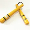 Hot selling Brand New Bruce Lee yellow wooden Martial arts nunchakus Chinese kungfu played in movie rope nunchunks for beginner with bag