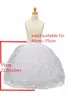 Çiçek Kız Çocuklar Petticoat Çocuk Kabarık Etek Undersakirt Slip Küçük Kız için 55 cm Uzun 2-Hoops Yüksek Kalite Hızlı Kargo