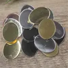 BoYuTe 10Pcs 30*40MM Oval Cabochon Base 6 Colors Plated Diy Metal Pendant Blank Tray Jewelry Accessories
