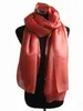 Kvinnor damer vanlig fast färg 100% silke scarf sjal wrap scarf halsdukar scarf mjuk 12st / lot # 1433