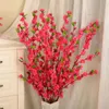2017 новые декоративные цветы искусственная вишня Весна слива персик ветка Шелковый цветок декоративные искусственные цветы