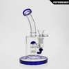 Saml 19 cm de vidro de vidro bong jóias difusas de difusão boa função fumar água tubos de água tamanho 14.4mm pg5109