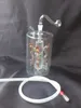 A-21 Height Bongglass Klein Recycler Oil Rigs Water Pipe Shower Head Perc Bong Glass Pipes Hookahs--Four dragon takeoff