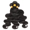 3 pacotes brasileiro corporal onda cabelo tecer cor natural negro virgem indiana peruana peruana camboja chinês chinês cabelo humano trama