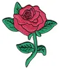 Belle broderie de fleur rose rose Applique Patch Patch sur les vêtements Couture Couture Brodé DIY Accessory Patch Livraison Gratuite