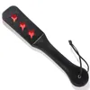 Doubledeck Star Heart sex slave flogger paddle leather butt spanking slave bdsm whip fetish juegos erotics sex toys for couple8350092