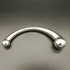 COUPER MaleFemale Masturbatorsstainless steel Curve G Spot Anal PlugFetish Anal Sex ToyHeavy Anus BeadAdult Game CP2583849243