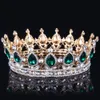 Европейский дизайн королевский король Королева Корона Антеун Тиара Глава ювелирных украшений Quinceanera Crown свадьба невесты Tiaras Crowns Pageant4948494