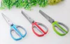 Multi-functional Stainless Steel Kitchen Knives 5 Layers Scissors Shredded Scallion Cut Herb Spices Scissors Cooking Tools