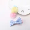 Wholesale- 1Set=2pcs Cute Style Hair Accessories New Shiny Star Baby Accessories Girls Flower Bow Hairpins Kids Headderess Hair Clip