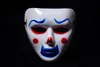 Maschera Hip-Hop GHOST DANCE Maschera dipinta a mano con maschera bianca per il viso di Halloween Party Carnevali Maschera con cinturino regolabile per uomo e donna