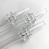 5 Inch Quartz Nectar Collectors Rig Stick Hookah Straw Tube Nail Filter Tips Taster Mini Hand Pipes for Glass Smoking Water Accessories