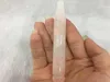 1pcs Free Shipping Natural pink quartz jade wand massage stick beauty massager For body health massager yoni wand