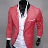 Hommes vêtements décontractés coupe ajustée élégant costume Blazer manteaux vestes manteau formel revers veste coton mélanges homme affaires Blazer