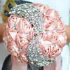 Custom Made Gorgeous crystal Wedding Bouquet Red Brooch bouquet wedding Accessories Bridesmaid artifical Wedding Flowers Bridal Bo7318035